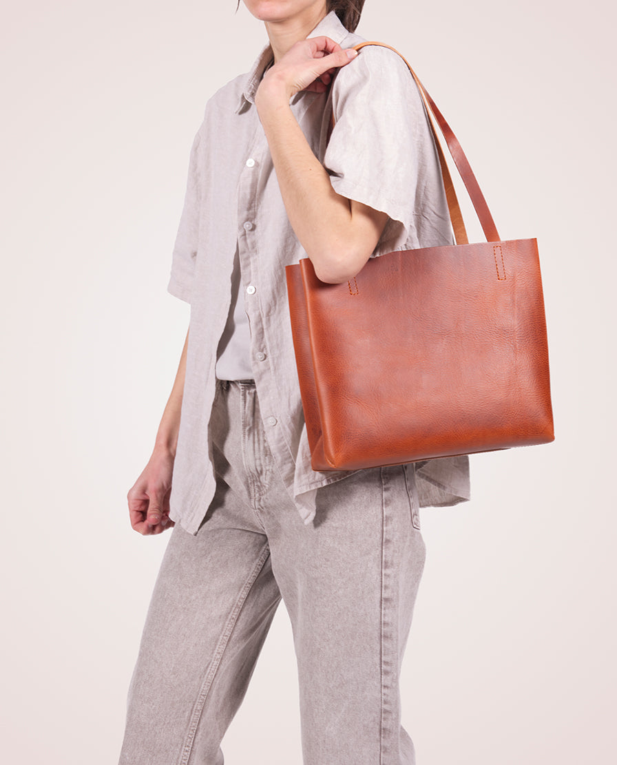 Kraud Leather paperbag small