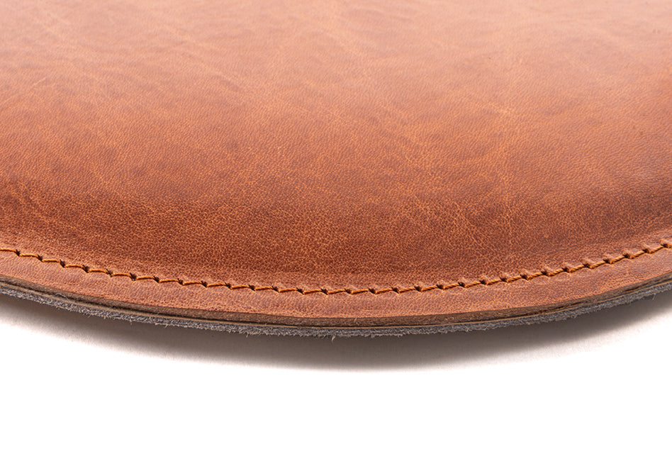 Leather pad Leather pad round
