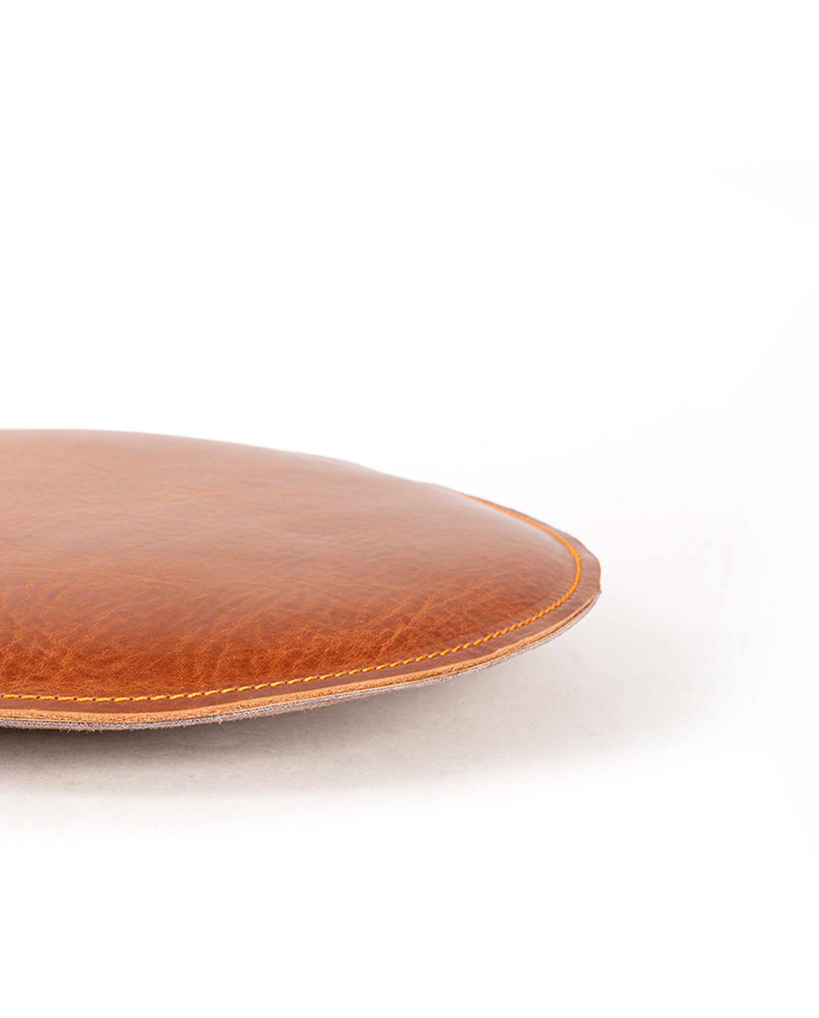 Leather pad Leather pad round