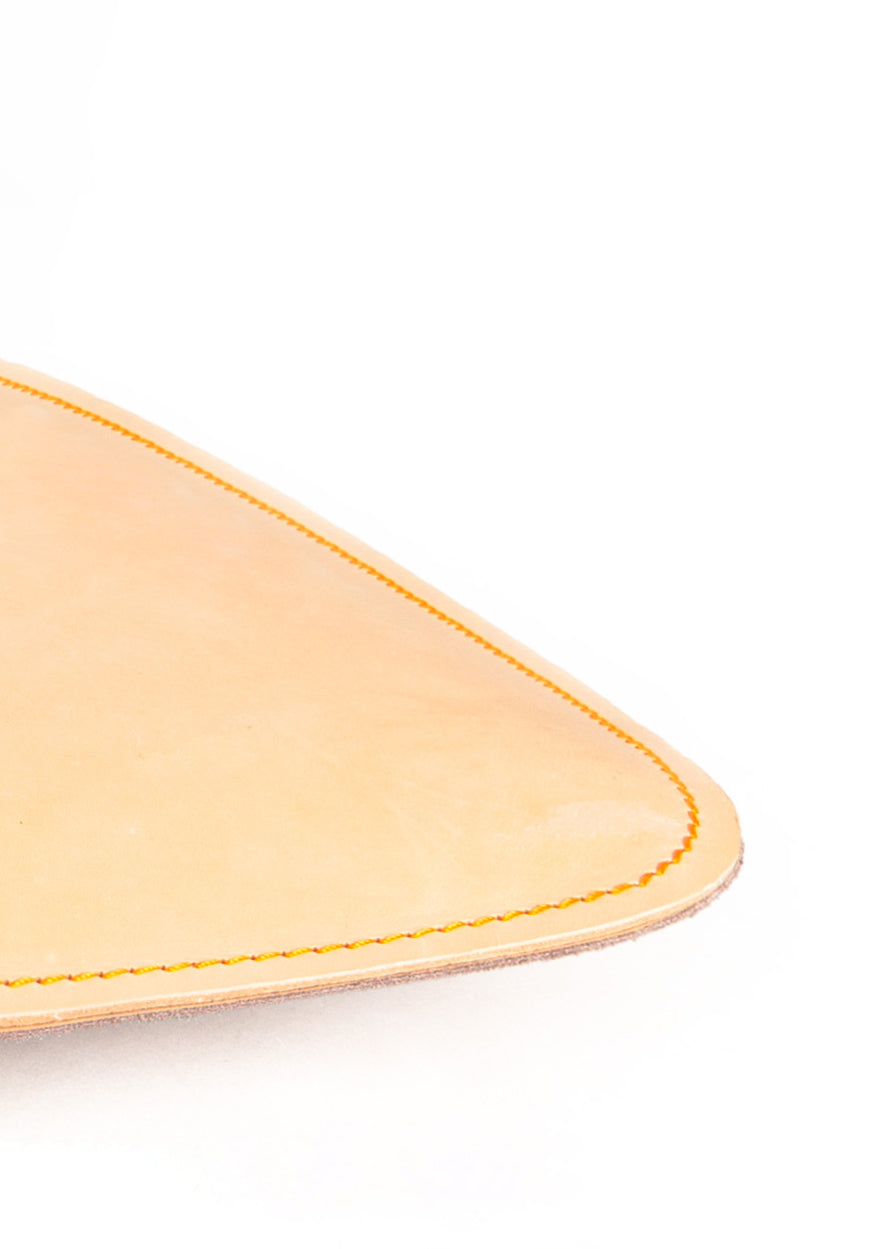 Leather pad Leather pad trapezoidal