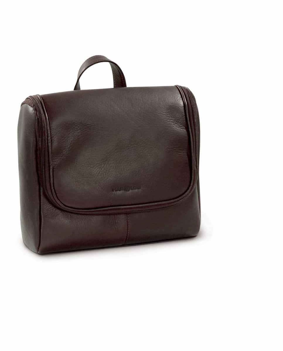 Country Kulturtasche dunkelbraun var