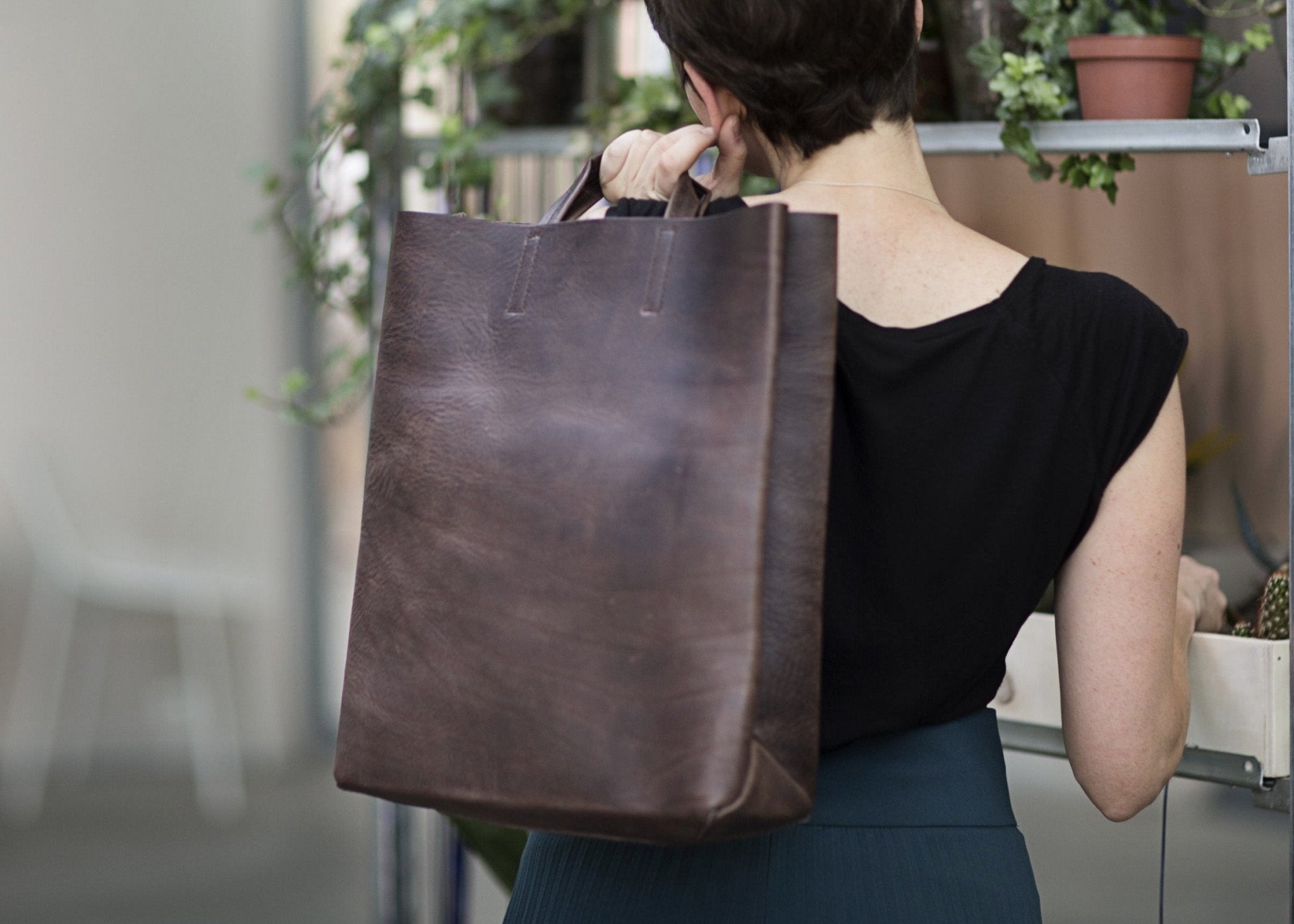 Kraud Leather paperbag